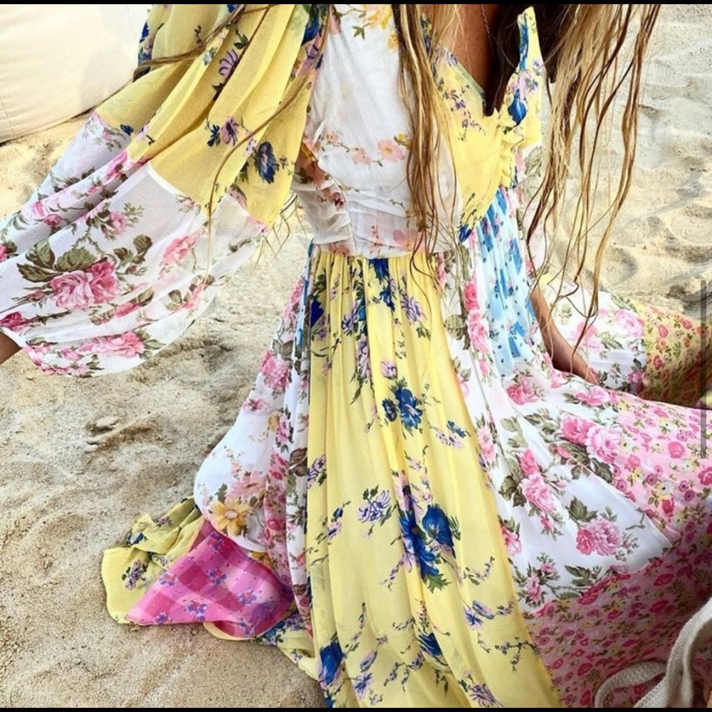 Loveshackfancy Picnic Patchwork Roslyn Dress - image 4